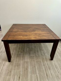 Table for sale color is brown