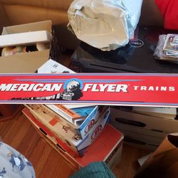 Porcelain American Flier Sign