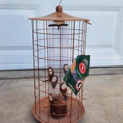 Bird Feeder Copper Design Squirrel Resistant 