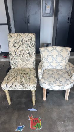 2 accent chairs