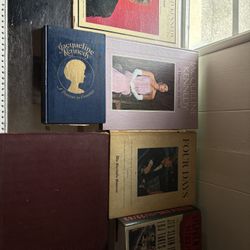 President Kennedy & wife / Five 1st Edition books & Vinyl Record