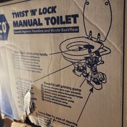 Jabsco Twist n Lock Manual Head Marine Boat Toilet with Compact Bowl 29090-5000.