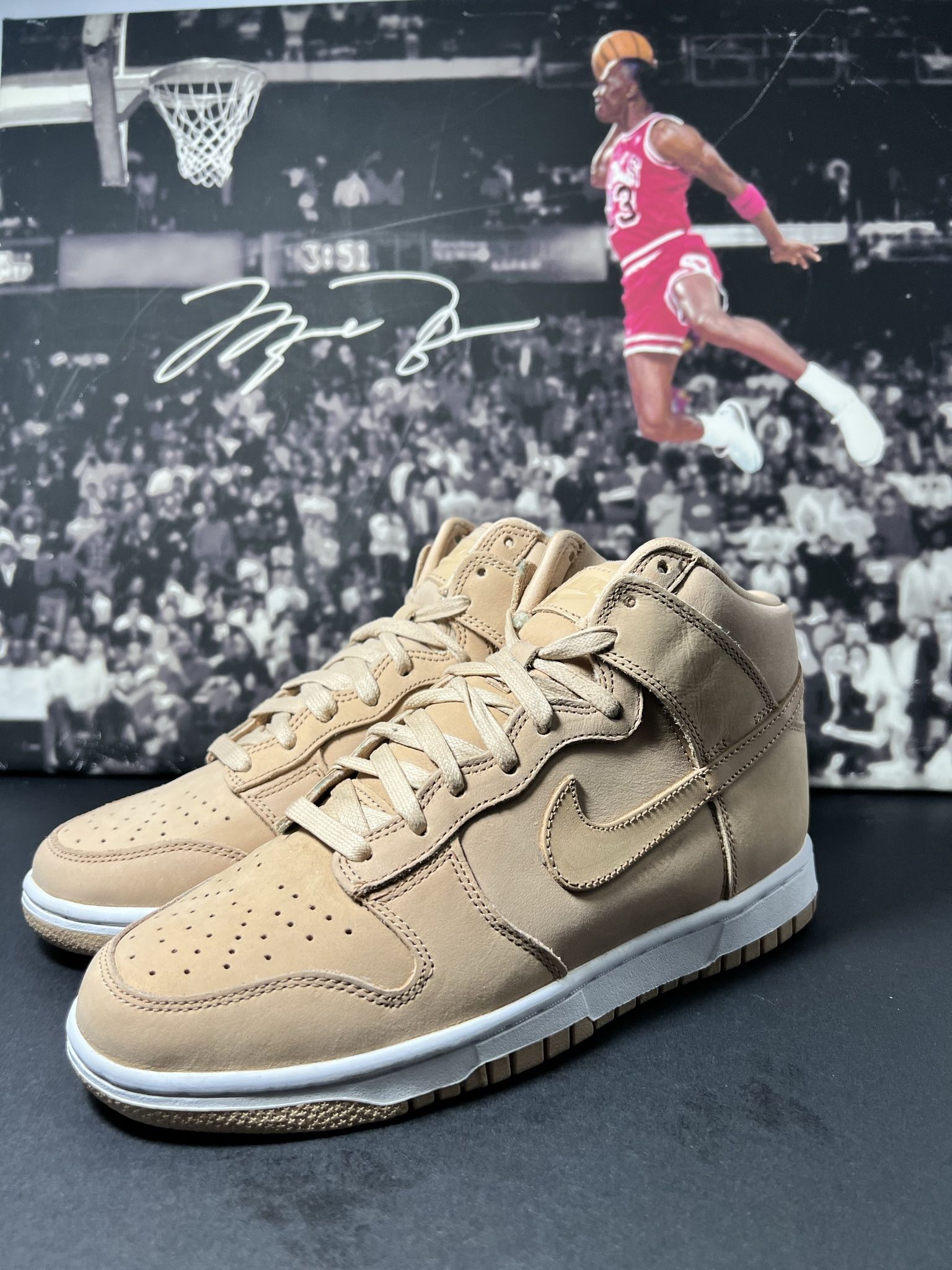 Nike Dunk High (W) Premium Vachetta Tan DX2044 201 Women's Size