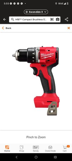 M18™ Compact Brushless 1/2" Hammer Drill,
