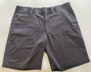 Men's PGA Tour Golf Shorts Size 40 Waist, Navy Blue, Flat Front