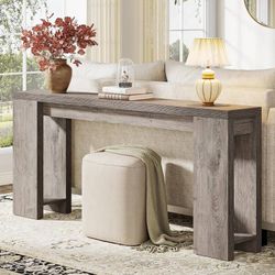 New Grey Extra Long Farmhouse Style Console/ Entryway/ SOFA Table