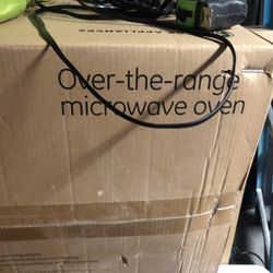GE over the range microwave 