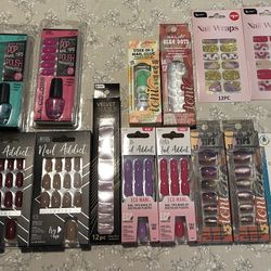 Brand New Press On nails, Wraps & Strips 