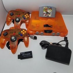 Clear Orange Nintendo 64