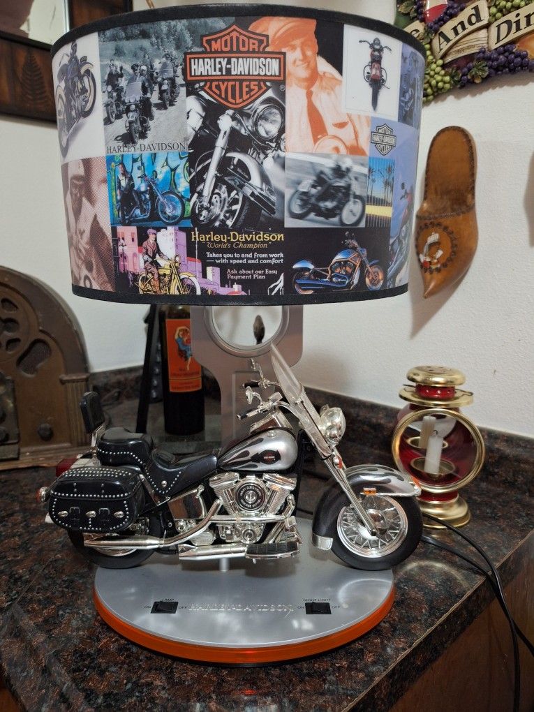 Harley Davidson table lamp