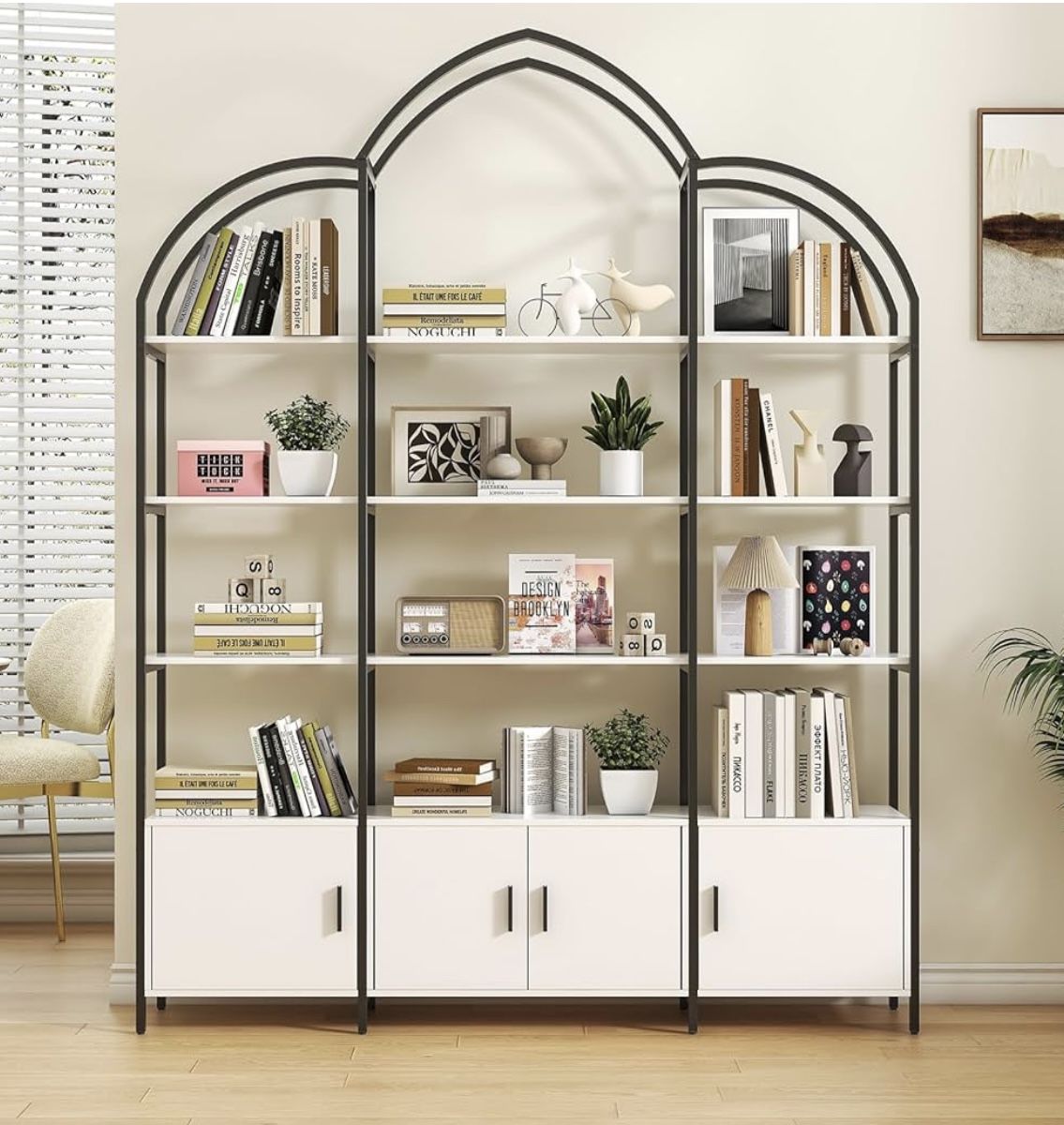 Arched Bookshelf/display Shelf