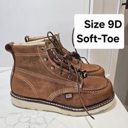 Carolina Soft Toe Work Boots Size 9