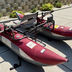 Fishing 9' Inflatable Pontoon Boat