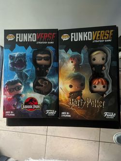 Funkoverse Strategy Game Bundle – Jurassic Park & Harry Potter