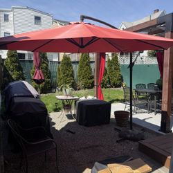 Patio Umbrella With Base