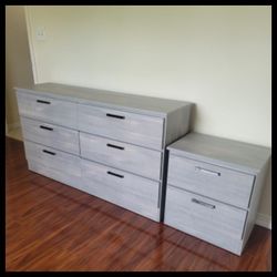 NEW DOUBLE DRESSER WITH A NIGHT STAND 🛠️ ASSEMBLED