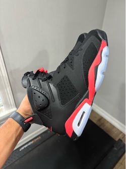 Jordan retro 6s black Infrared size 10 men