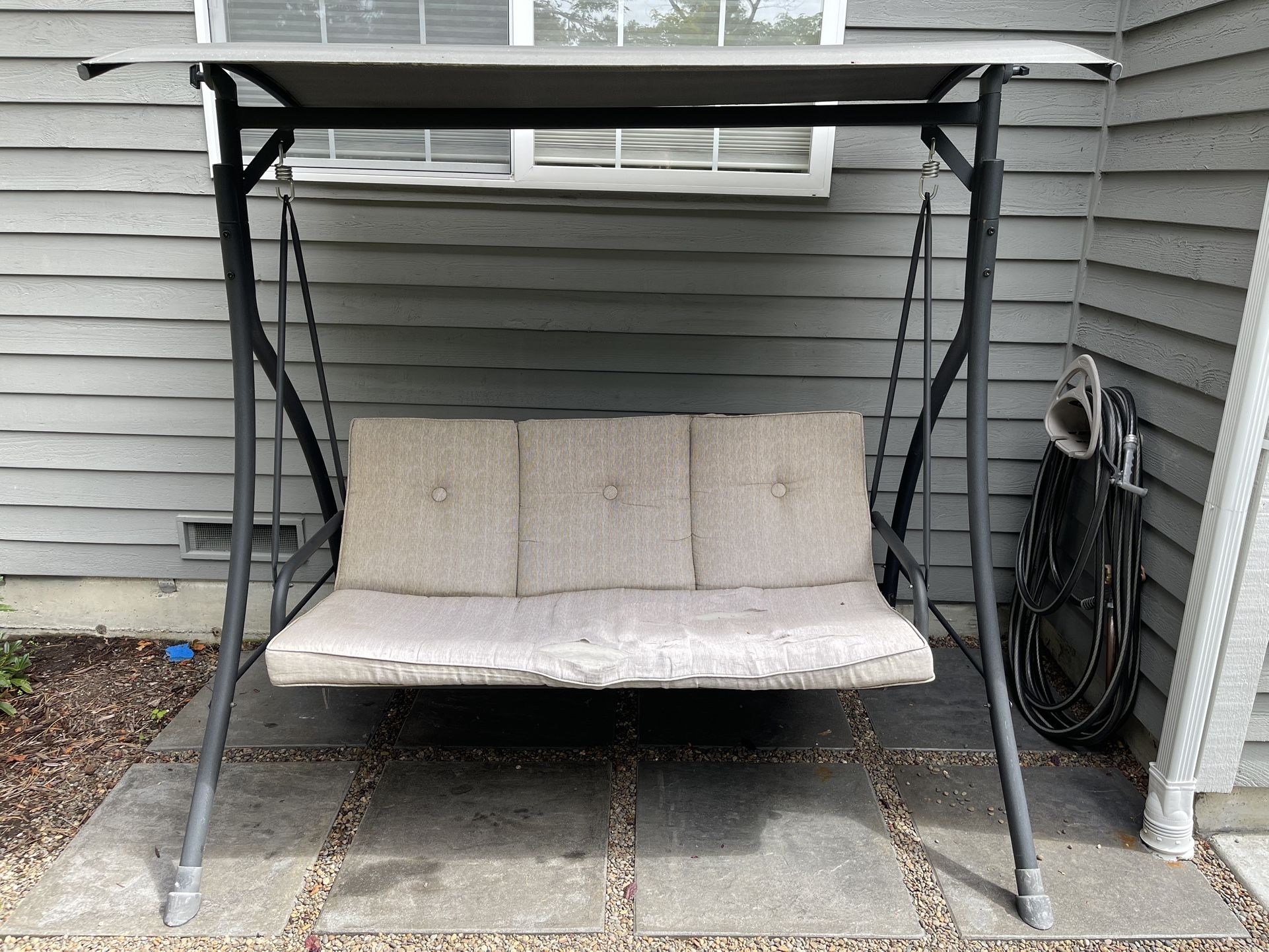 Porch Swing With Canopy