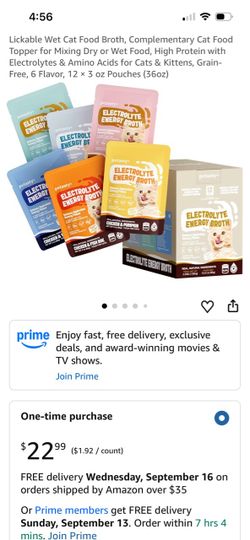 Petasty Electrolyte Energy Cat Broth ( 12 pack )