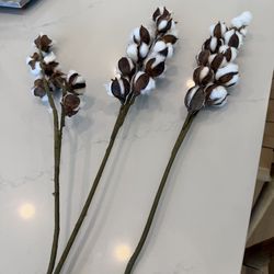 Hobby Lobby cotton stems spring decor