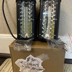 LED 150W Light Bar 2 Lights With Brackets 