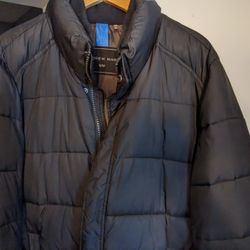 Men's Black Puffer Coat 