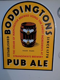 Boddingtons Pub Ale Vintage Advertising Sign