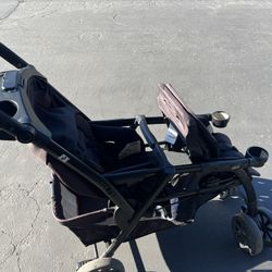 Chico double stroller 