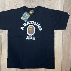 Bape pirate store black tee ( sizes medium & large only)