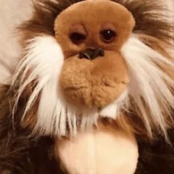 LARGE VINTAGE 2000 KIDS OF AMERICA 12” BROWN GORILLA STUFFED PLUSH ANIMAL