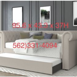 New Twin/Twin Daybed W/New Mattresses 
