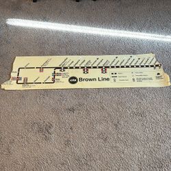 Vintage Brow line Map