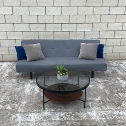 *Free Delivery* Gray Ikea Futon Couch Sofa Sleeper Bed