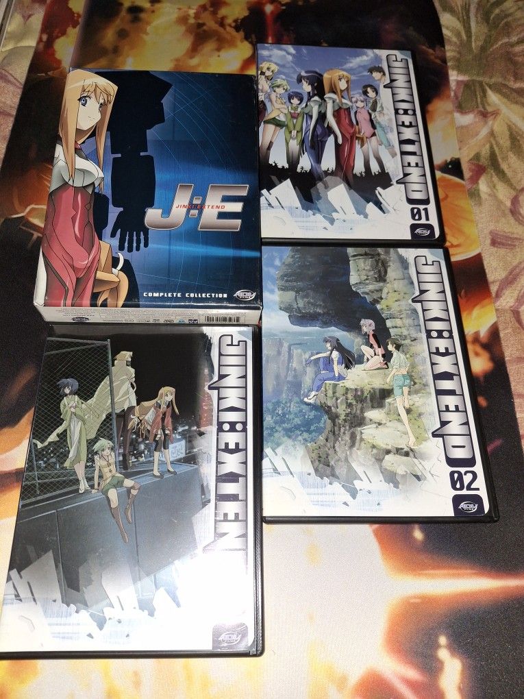 ADV JINKIE:EXTEND COMPLETE COLLECTION 3 DVD-SET...ANIME DVD...VERY GOOD CONDITION...SMOKE FREE HOME..$30 OBO...