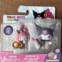 Hello Kitty & Friends  KUROMI & MY MELODY  Sweet & Salty JAZWARS Pretzel