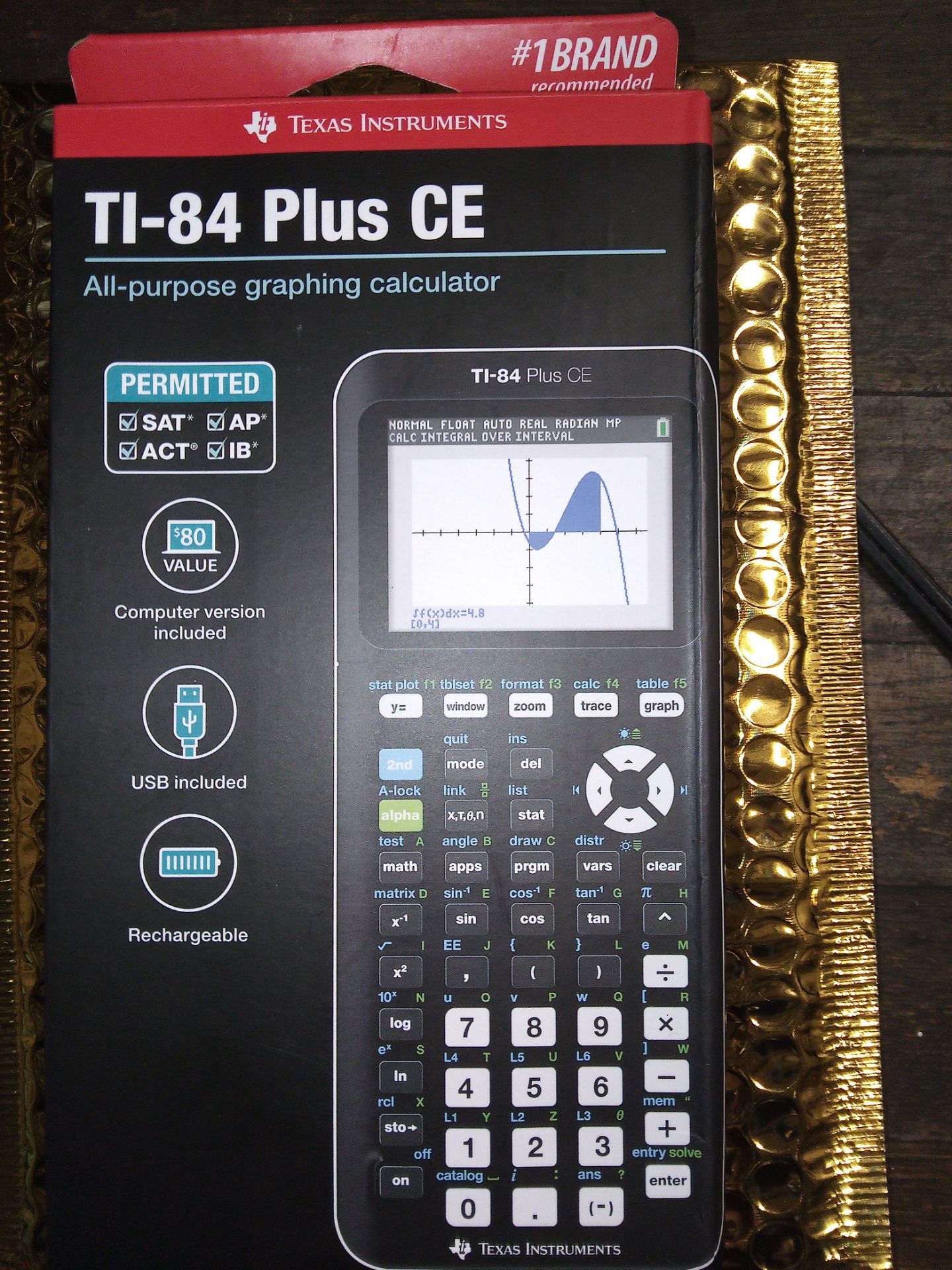 Texas Instruments TI-84 Plus CE Python Graphing Calculator Black Brand New
