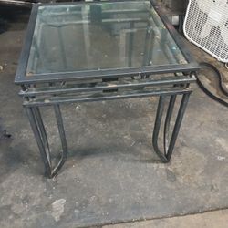 Strong side table metal legs $15 Or best offer.