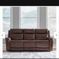 Leather Brown Sofa
