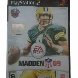 Madden NFL 09 (Sony PlayStation 2 PS2, 2008) PS2 Game Complete With Manual