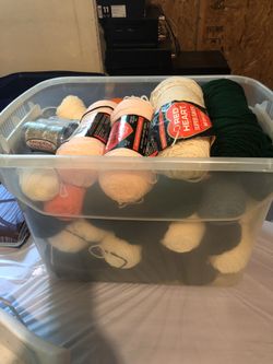 Tote of Yarn