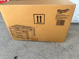 Milwaukee packout 3 drawer tool box