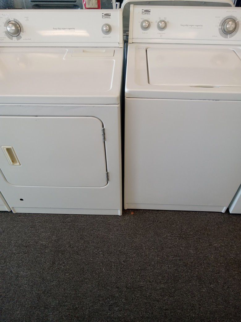 Matching washer and gas dryer set