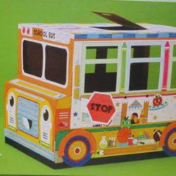 Mondo Llama Color-Your-Own School Bus Kit
