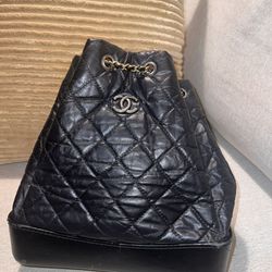 Authenticated Chanel Gabrielle Backpack