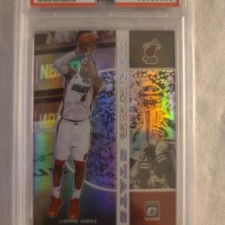 2019 PANINI DONRUSS OPTIC LeBRON JAMES WINNER STAYS -HOLO #20 PSA 10