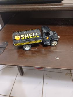 Shell Mack Tanker Coin Bank