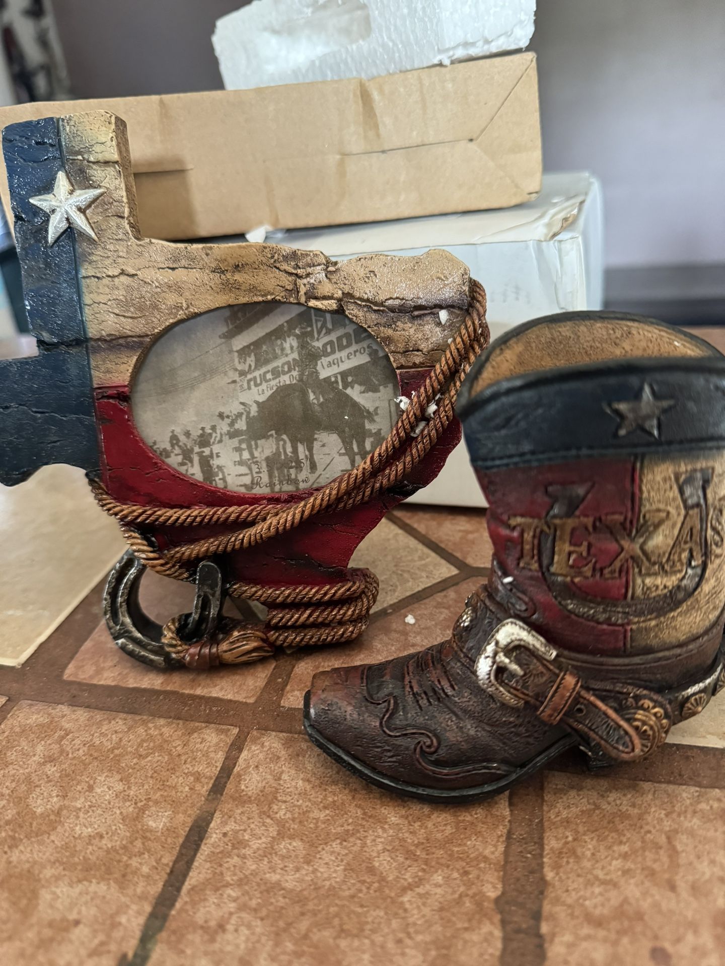 Texas Frame And Matching Boot (New)
