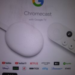 Brand New Chromecast with Google TV 4K