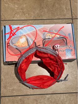 Cat hammock & play tunnel