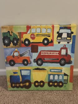 Canvas Transportation Art